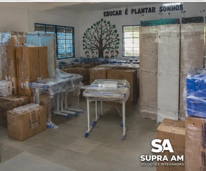 Sala de Recursos montada e em uso — Zona rural / AM
