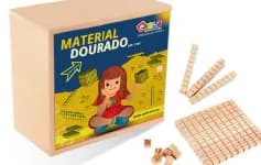 Material dourado individual e coletivo