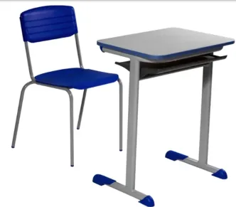 Conjunto mesa + cadeira FNDE (todos os tamanhos)